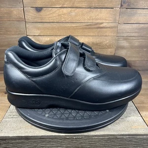 SAS VTO Leather EZ Strap Tripad Walking Shoe Black Men’s Size 14 Wide USA Made - Picture 1 of 10