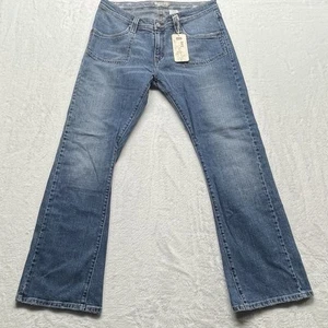 Levis 542 Jeans Womens Low Rise Flared Leg Slim Fit Stretch Blue Sz 14M/W32 New - Picture 1 of 15