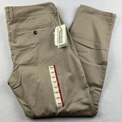 NWT Mountain Khakis Pants Womens 12 Beige Flat Front Chino Khakis Classic - Image 1 of 4