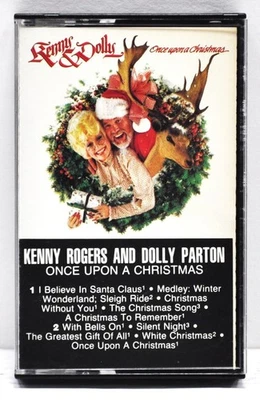 KENNY ROGERS AND DOLLY PARTON "Once Upon A Christmas"  1984 Cassette ASK1-5307 - Image 1 of 4