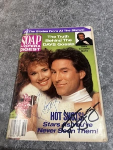 Soap Opera Digest  December 10, 1991-DRAKE HOGESTYN-STACI GREASON Signed Cover - Picture 1 of 23