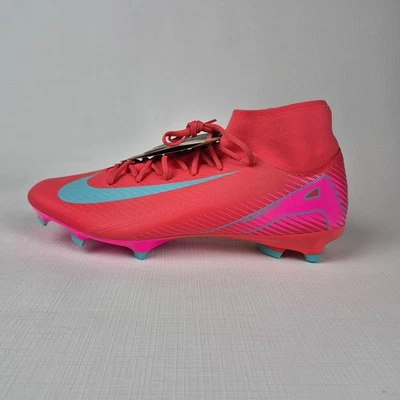 Men's Size 13 Nike Mercurial 10 Air Zoom MG FQ1456-800 EmberGlow/AuroraGreen - Image 1 of 4