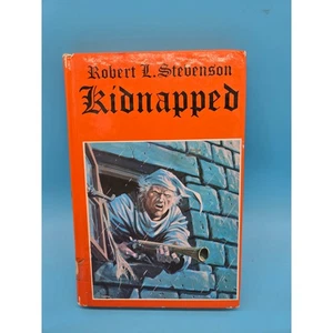 Kidnapped Robert Louis Stevenson 1982 HB Child Classic Novel Fiction Ex Lib - Picture 1 of 7