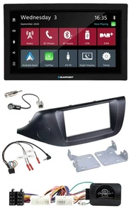 Blaupunkt DAB Bluetooth USB Lenkrad 2DIN Autoradio für Kia Ceed ab 2012 schwarz - Bild 1 von 12