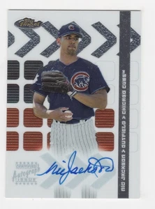 2002 TOPPS FINEST BASEBALL AUTOGRAPH RC NIC JACKSON CHICAGO CUBS #101 - Picture 1 of 2