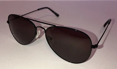 Gafas de sol de aviador grandes. Marco y lentes de calidad óptica. Nuevo nunca usado Foto 1 de 4