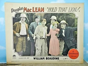 Original 1926 Silent Film Star Douglas MacLean "Hold that Lion" Movie Lobby Card - Picture 1 of 5