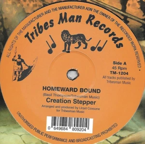 Creation Steppers - Homeward Bound/ Homeward Dub 12" Tribesman UK Reggae - Picture 1 of 1