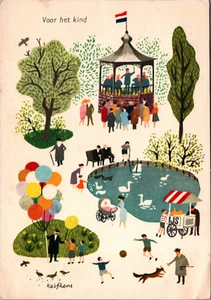 Voor Het Kind Children Park Vintage Postcard BP25 - Picture 1 of 2