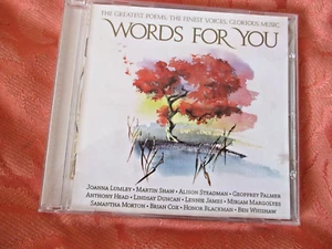 WORDS FOR YOU  - 27 POEMS BY VARIOUS READERS  - CD ALBUM 2005 - Bild 1 von 3