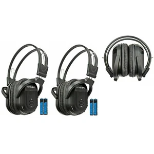 2 Fold In Wireless Headphones For Lexus Vehicles IR Rear TV DVD New Headsets 601 - Picture 1 of 6