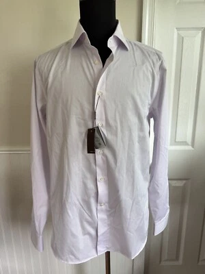 Camisa con botones Canali para hombre talla 16 1/2 por 42 hecha en Italia  Foto 1 de 4