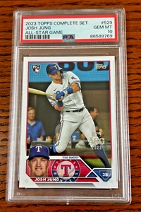 2023 Topps Complete Set ALL Star Game JOSH JUNG RC #529 PSA 10 86589769 POP 3 - Picture 1 of 2