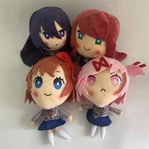 Anime Doki Doki Literature Club Plush Doll Sayori Yuri Monika Natsuki Figure Toy - Picture 1 of 29