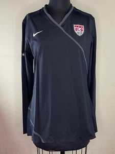 Camiseta deportiva de portero Nike EE. UU. negra para mujer USWNT 2010 L grande RARA - Imagen 1 de 9
