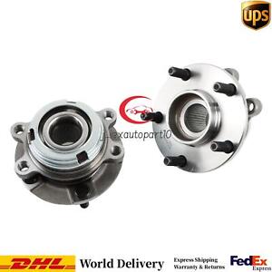 2x Front Wheel Bearing and Hubs for 13-19 Nissan Pathfinder Quest Infiniti QX60