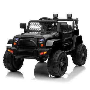 LEADZM Dual Drive 12V 4.5A.h with 2.4G Remote Control Jeep Black - Picture 1 of 14