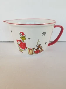 Grinch & Max Rührschüssel Weihnachten Backen mit Geschenken roter Rand, neu - Bild 1 von 5