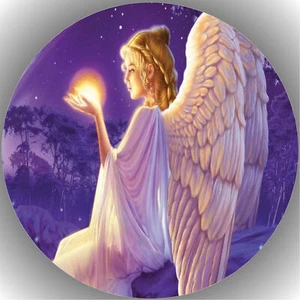 Tortenaufleger Geburtstag Party Tortenbild Fondant Oblate Engel  P4 - Bild 1 von 1