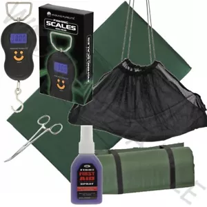 Unhooking Mat Weigh Sling Digital Scales Forceps Anti Bac Spray Carp Fishing NGT - Picture 1 of 10