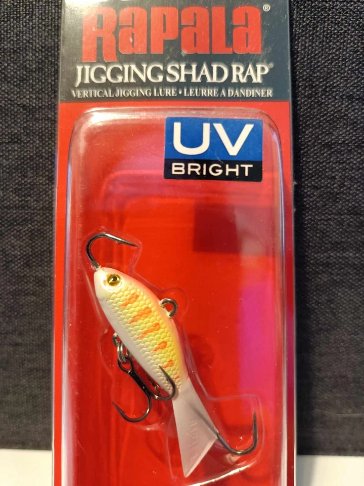 Rapala Jigging Shad Rap WSR03PTU (tigre rosa UV) 1-1/2 pulgada, 3/16 oz Foto 1 de 1