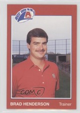 1988 Grand Slam Arkansas Travelers Brad Henderson #2