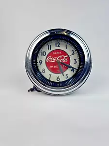 Vintage Coca-Cola Neon Spinner Uhr - Bild 1 von 6