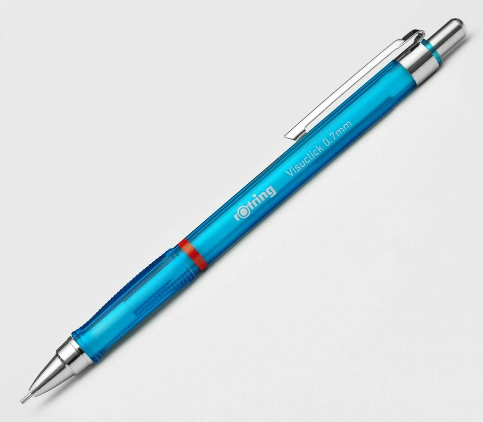 Rotring  Visuclick 0.7 mm Mechanical Pencil  Transparent Blue 2088550 - Image 1 of 1