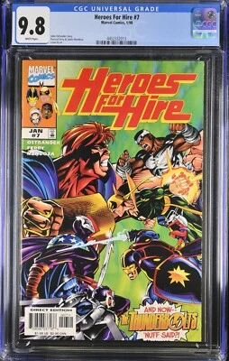 HEROES FOR HIRE #7 [1998] - CGC 9.8 - WP - Marvel Comics - vs Thunderbolts - Image 1 of 3
