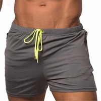 Men Athletic Beach Shorts Althletic Sweatpants Slim Running Training Short Pants