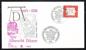 Germany 1971 FDC cover Albrecht Durer painter Mi 677 Sc 1070 - Picture 1 of 1