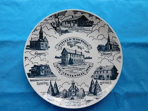VINTAGE PRENTICE WIS 1876 CENTENNIAL 1976 PLATE 10" - Picture 1 of 3