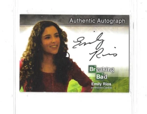 Tarjeta autógrafa 2014 Breaking Bad Seasons 1-5 - A15 Emily Rios EX Cryptozoic - Imagen 1 de 2