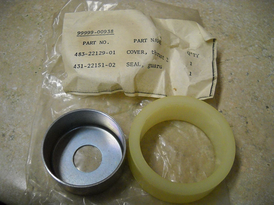 NOS OEM Yamaha Thrust Cover2 1975-1976 YZ250 YZ360 Competition TT500 99999-00938 - Image 1 of 1