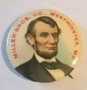 ABRAHAM LINCOLN 1909 CELLULOID BUTTON PAPERBACK ORIGINAL Great Condition Ehrman - Picture 1 of 3