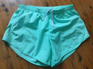 Nike Dri-Fit Running Shorts Womens Green XS VGC - Picture 1 of 3