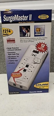 Belkin Surgemaster II With Dual Line Protection F5C595-TEL2-EXT Power Supply. O6 - Image 1 of 2