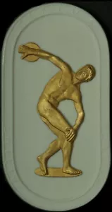 OLYMPIA: Porzellan-Medaille (1959). BERLIN - NATIONALES OLYMPISCHES KOMITEE DDR. - Bild 1 von 2