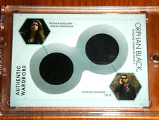 2016 ORPHAN BLACK Season 1 DUAL WARDROBE / COSTUME CARD Tatiana Maslany DM1