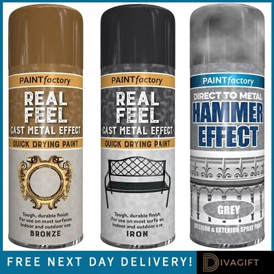 CAST METAL SPRAY PAINT QUICK DRYING PAINT FACTORY BRONZE FOR IRON METAL 400ML