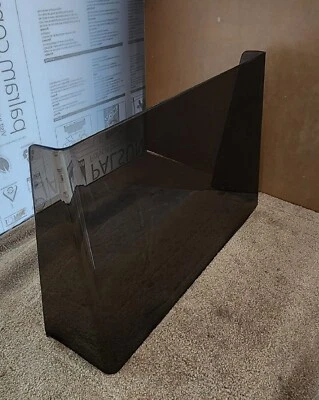 Universal boat windshield 22" ID,  1/4" premium plexiglass, center console - Image 1 of 3