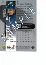 1998 Upper Deck SP Authentic Rare Wayne Gretzky SAMPLE hockey NHL rangers 