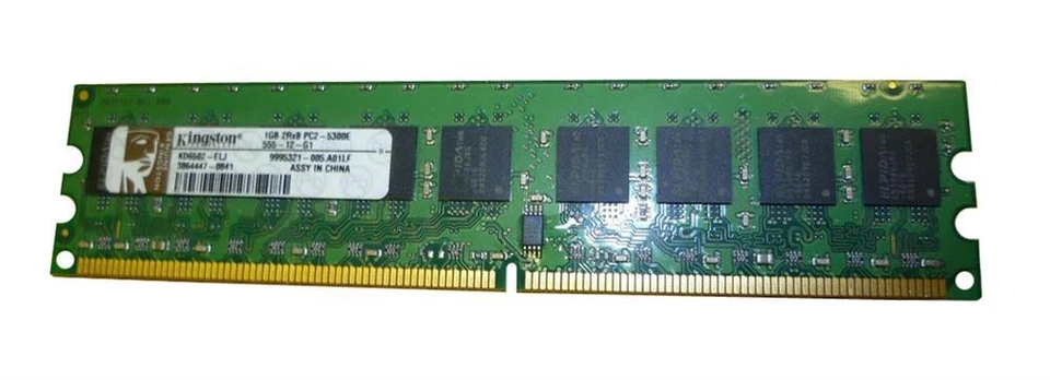 Kingston 1GB PC2-5300 DDR2-667MHz Memory Module- KD6502-ELJ - Image 1 of 1