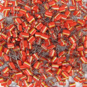 50 Condensatore Pesci Tropicali 33nF 39nF 400V 10% Mullard C280 0,033uF 0,039uF - Foto 1 di 4