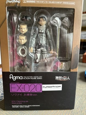 Figma Attack on Titan Levi Cleaning ver. Figura de acción EX-020 Max Factory Foto 1 de 4