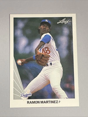Ramon Martinez 1990 Leaf Dodgers #147  *M965* - Image 1 of 2