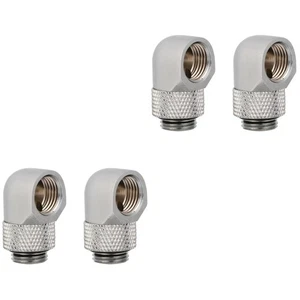 2 PCS Rotating Elbow Joint Travel Water Cooling Adapter Plug Fittings - Afbeelding 1 van 12