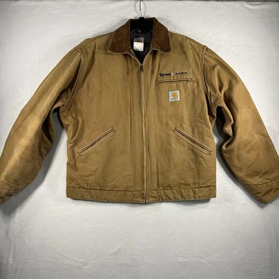 Carhartt Detroit Jacket,Blanket Lined, Union Labor Made,Measurements In Pictures - Image 1 of 4