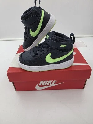 Nike Court Borough Mid 2 (TDV) Dark Navy Toddler Boy's 7c CD7784-403 - Image 1 of 4