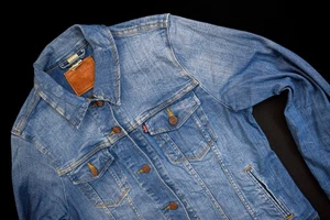 Levis Jeans Jacke Jacket Giacca Chaqueta Premium Denim Top Blau Blue Stretch L - Bild 1 von 8
